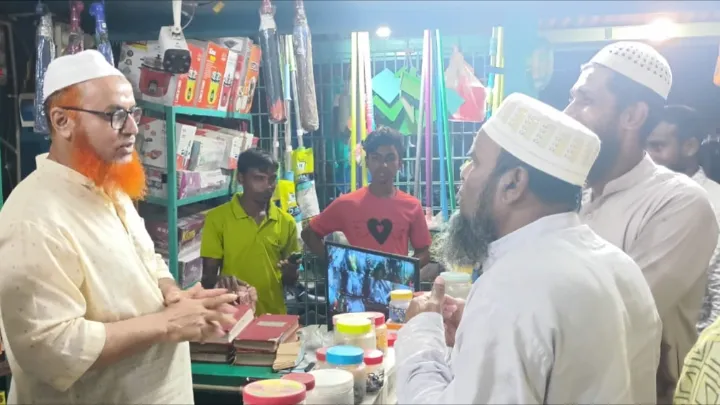 গণসংযোগে জামায়াতের এমপি প্রার্থী ফজলুর রহমান সাইদ